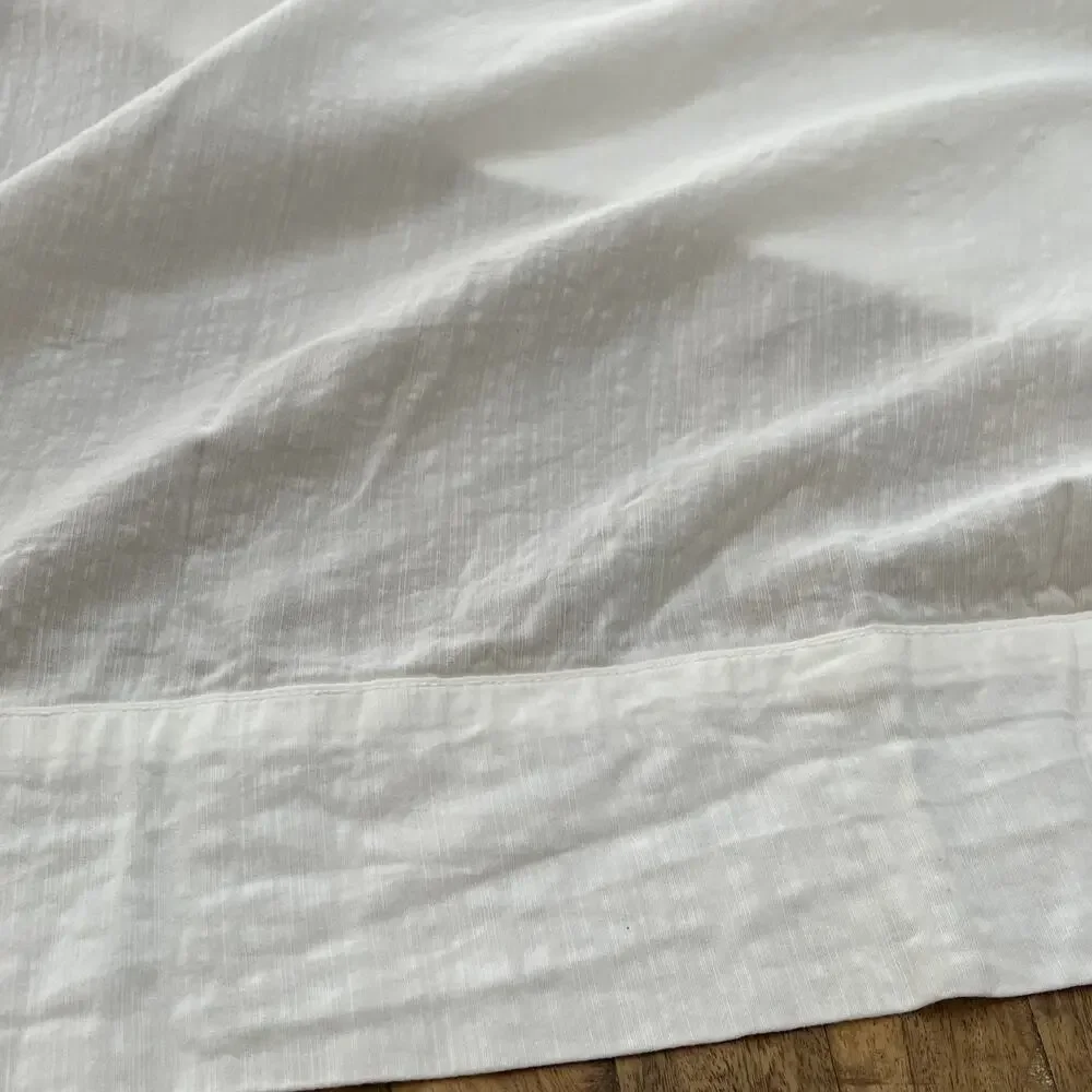 Pandatex Bamboo Cotton Blend Twin Fitted Sheet & Flat Sheet White